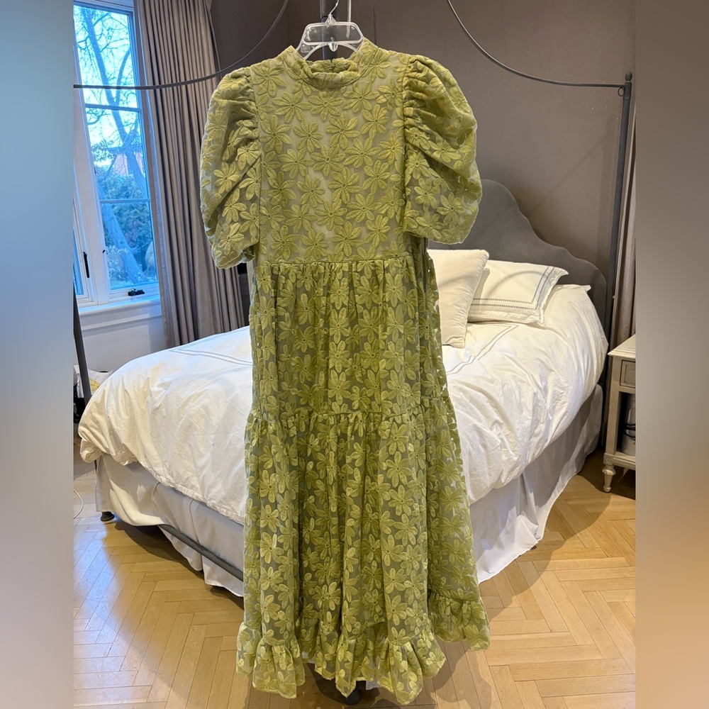 Sister Jane Olive Floral Maxi Dress